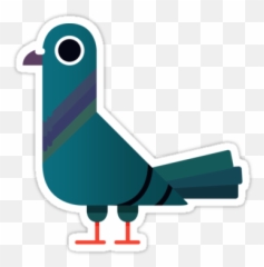 Pigeon Sticker - Soft Emoji,Turtle Bird Emoji