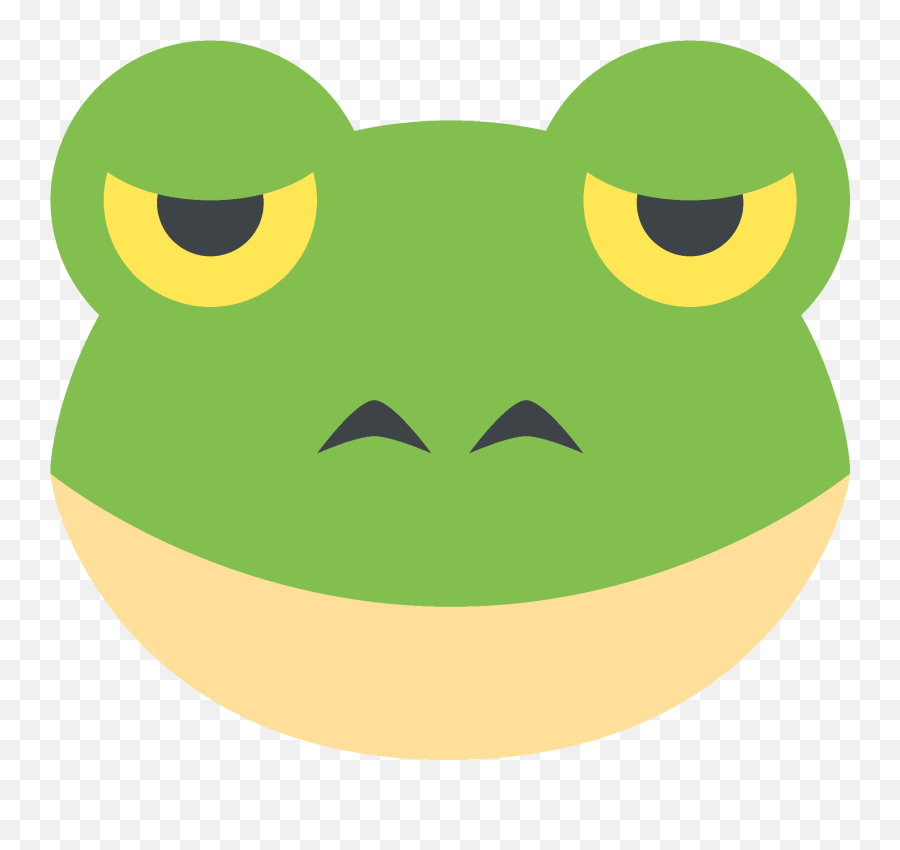 Emojione 1f438svg - Frog Emoji,Scare Emoji