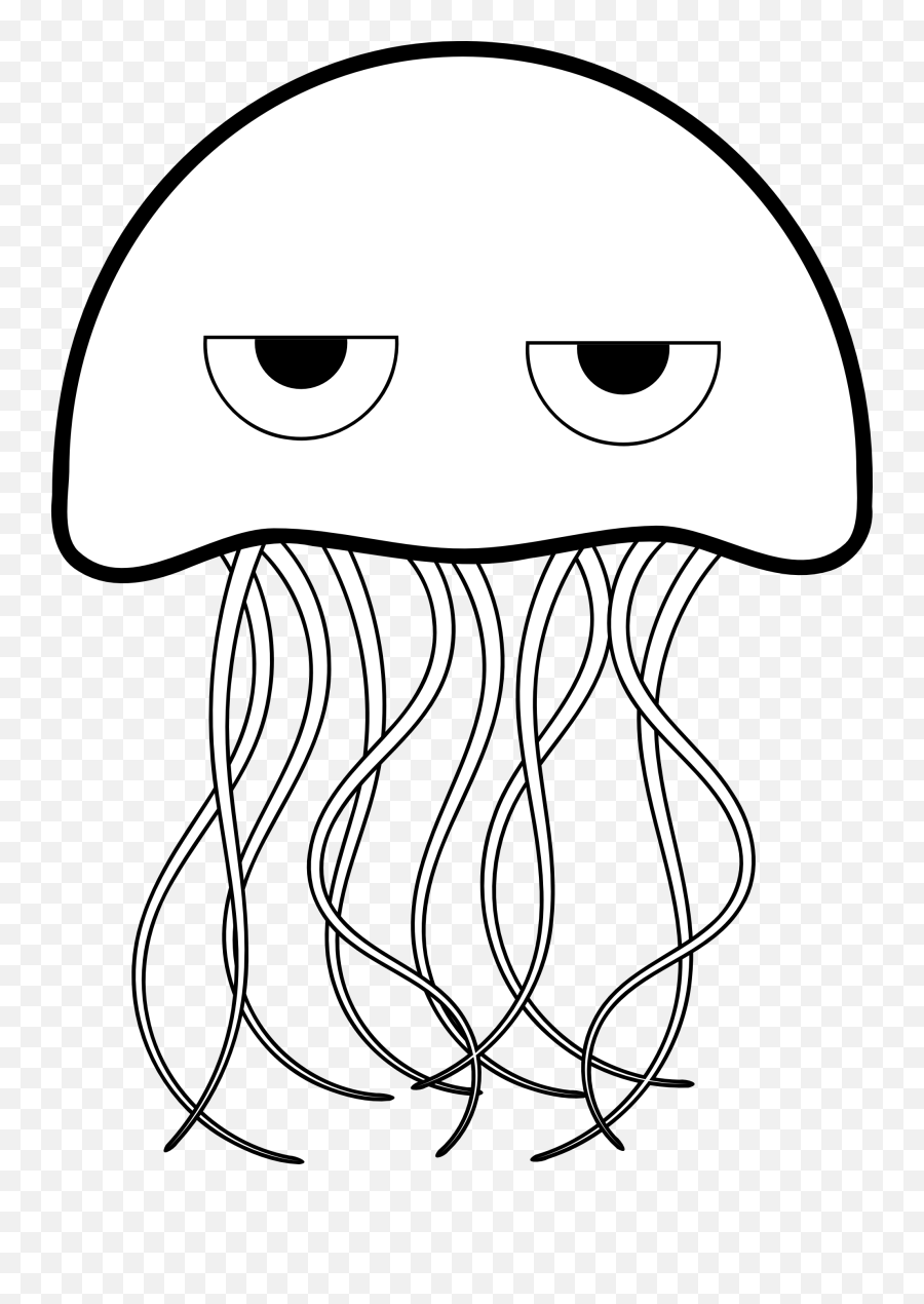 Jellyfish Coloring Pages Jellyfish Book Printable - Jellyfish Colouring Pages Emoji,Gun Skull And Pie Emoji
