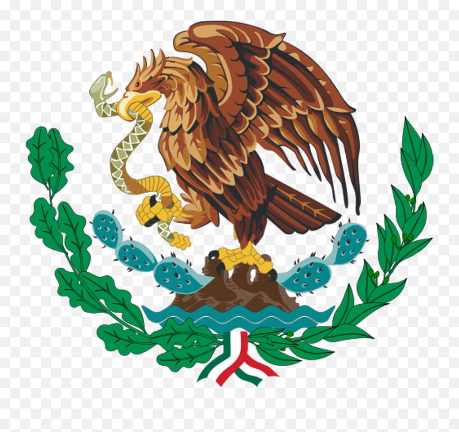 Mexican Eagle - Mexico Coat Of Arms Emoji,Mexican Flag Emoji Png