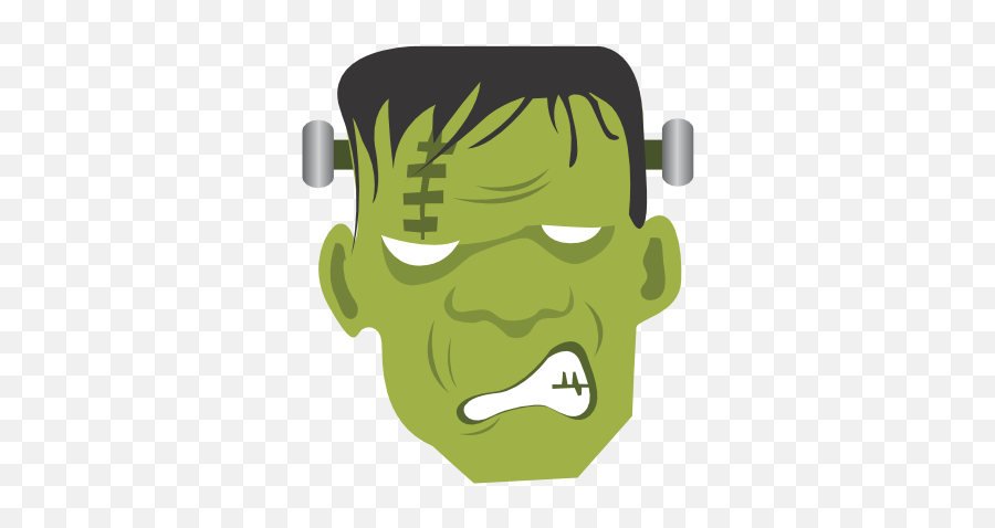 Monster Frankenstein Mask Sticker - Frankenstein Clipart Emoji,Frankenstein Emoji