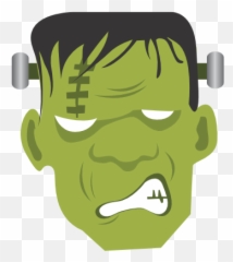 Monster Frankenstein Mask Sticker - Frankenstein Clipart Emoji,Frankenstein Emoji