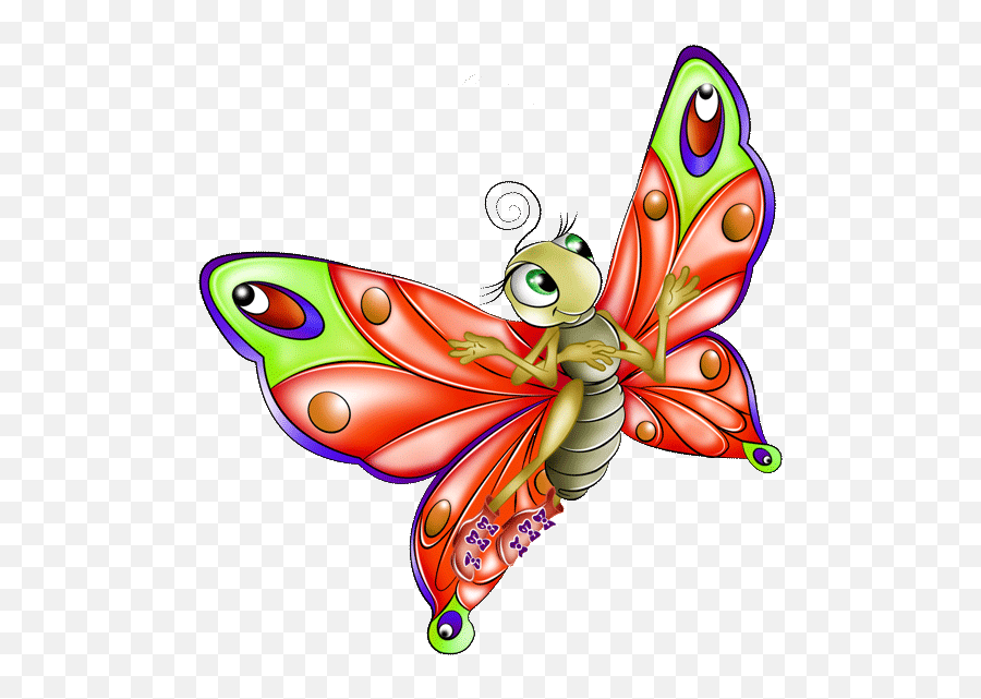 Desenhos Animados Legais - Cute Butterfly Clipart Gif Emoji,Emoticons De Borboleta