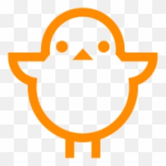 Easter Orange Line Smile For Easter Day For Easter - 720x720 Dot Emoji,Easter Emoji