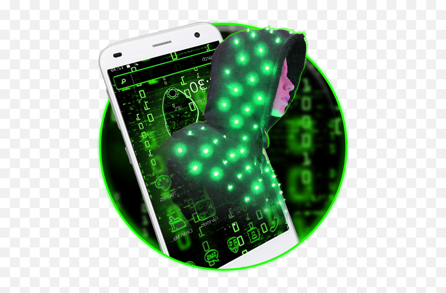Neon Secret Hacker Launcher Theme - Dot Emoji,Keyboard Hacks For Gmail Emojis
