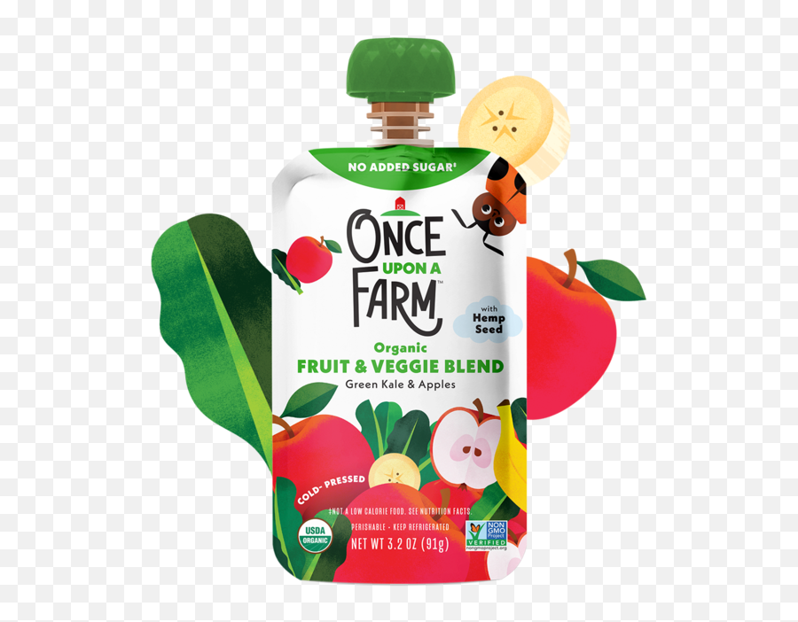 Once Upon A Farm Organic Cold - Pressed Foods For Little Ones Once Upon A Farm Pouches Emoji,Chia Pet Emoji Retailers
