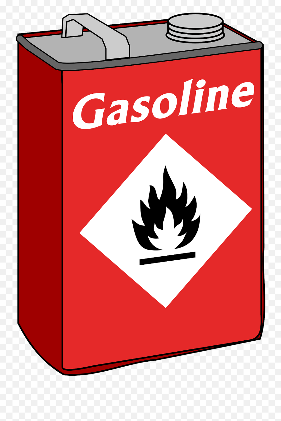 Gasoline Petrol Fuel Can Clipart - Gasoline Clipart Emoji,Empty Gas Tank Emoji