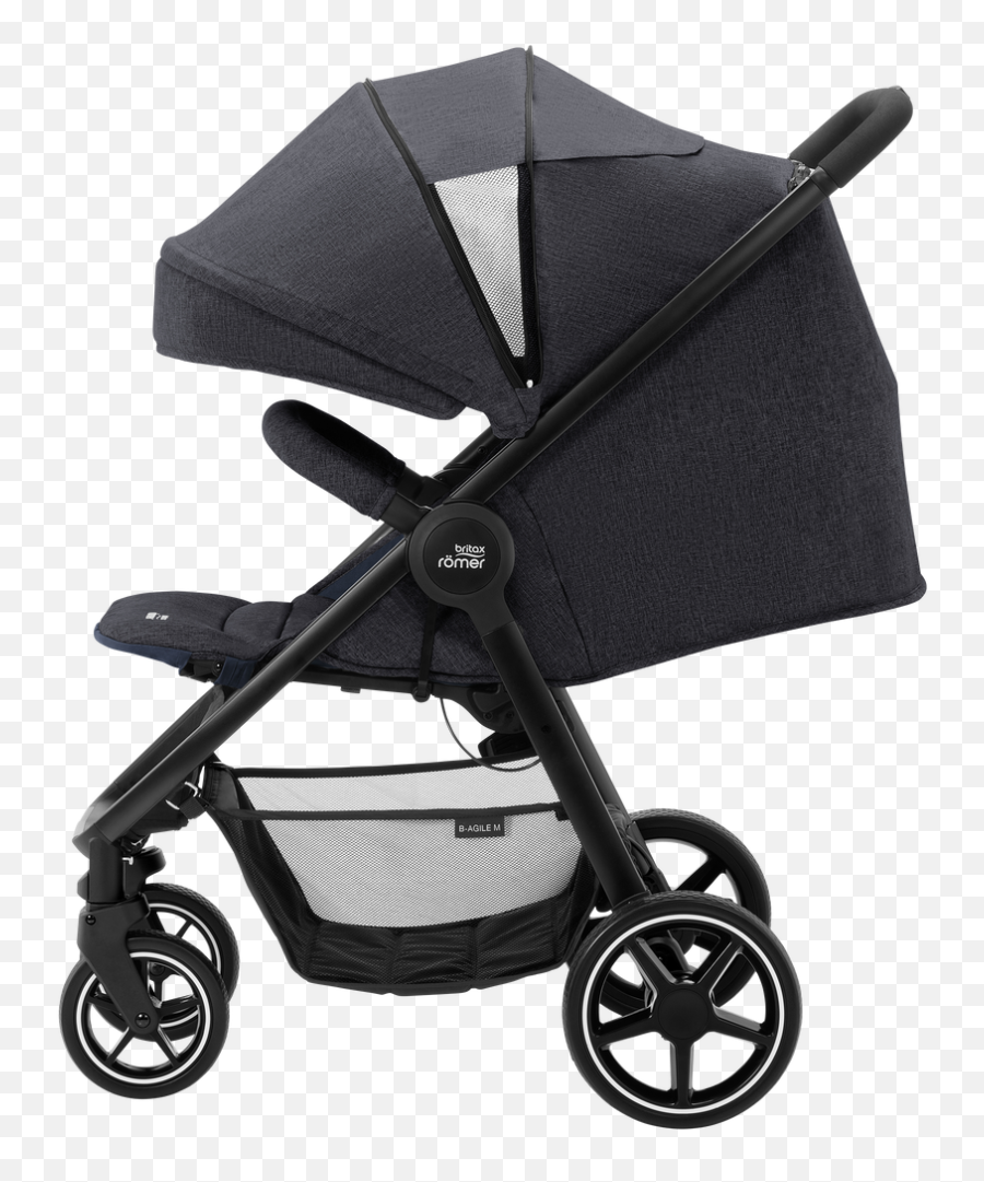 Britax B - Britax Römer B Agile Emoji,Babyhome Emotion Stroller Black