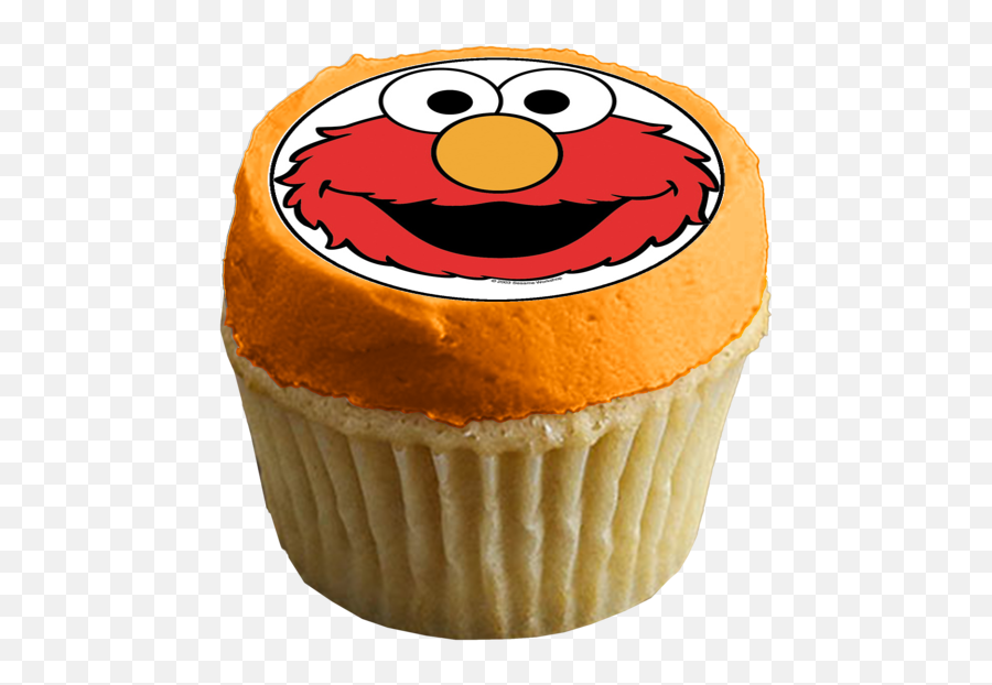Sesame Street Elmo Muppet Elmou0027s World Waving Edible Cupcake Topper Images Abpid05647 - A Birthday Place Emoji,Waving Emoticon Facebook