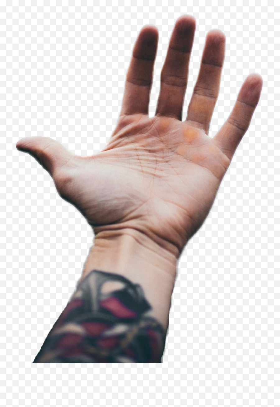 Hand Tattoo Sticker - Always At The Receiving End Emoji,How To Use Emojis In Quark?