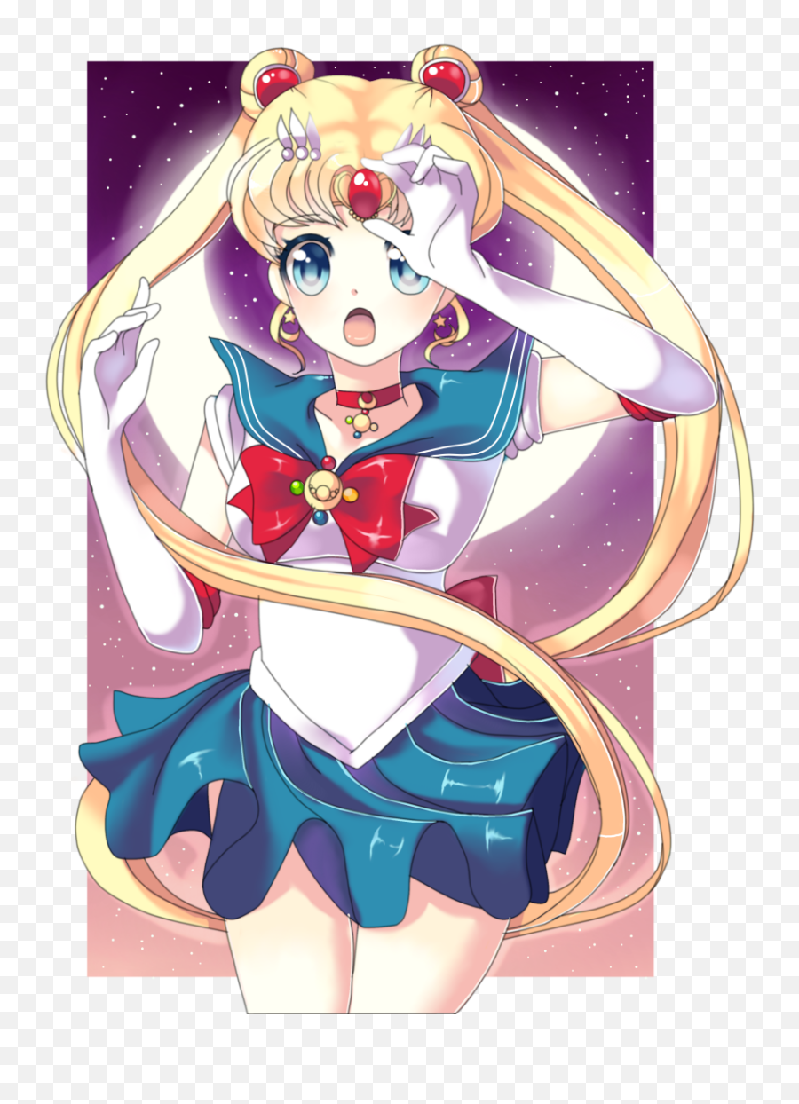 Older Sailor Moon Fanart Of Mine - Sailor Moon Fanart Good Quality Emoji,Sailor Moon Mars Emoticons