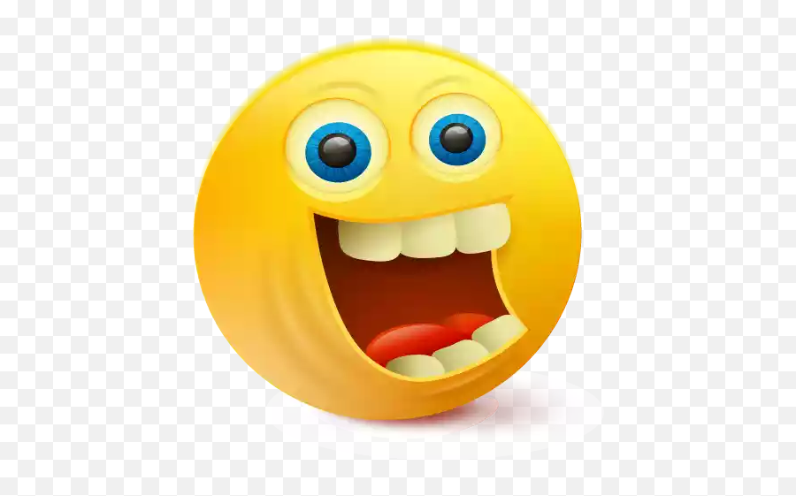 Cute Big Mouth Emoji Png Transparent - Tradoc Patch,Big Emoticons