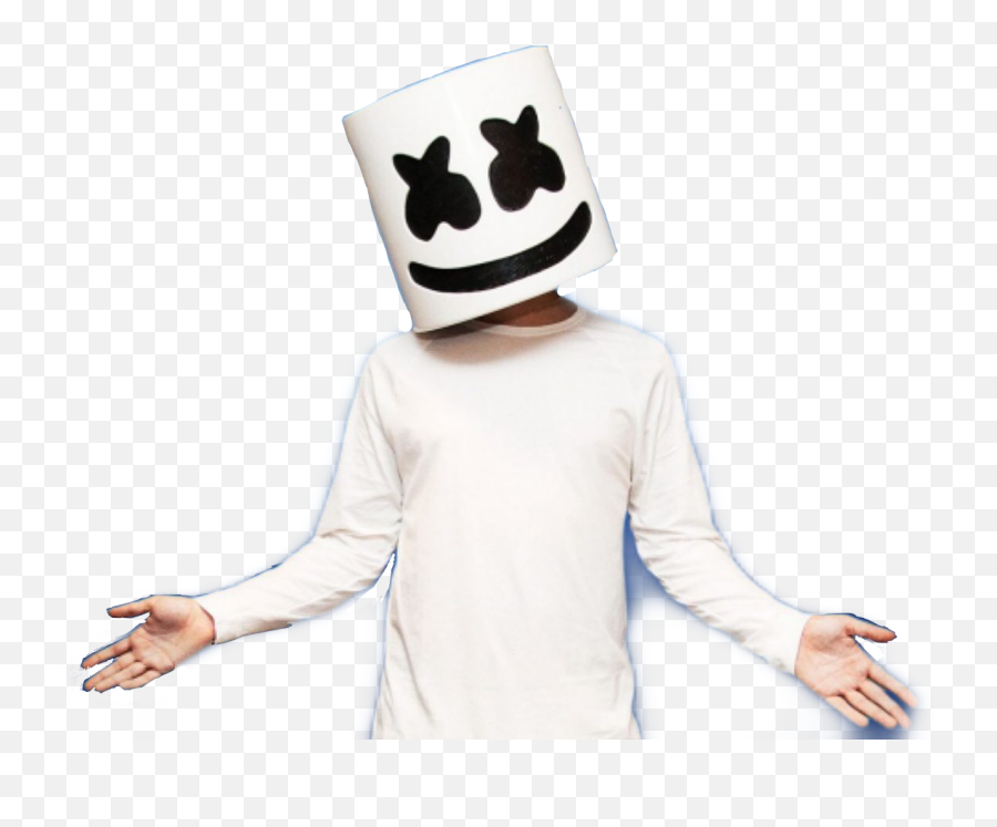 Marshmallow Marshmellow Sticker - Dj Marshmello Party Invitations Emoji,Emojis Marshmellow