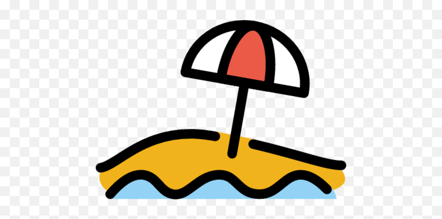 Beach With Emoji - Language,Beach Emoji Icons
