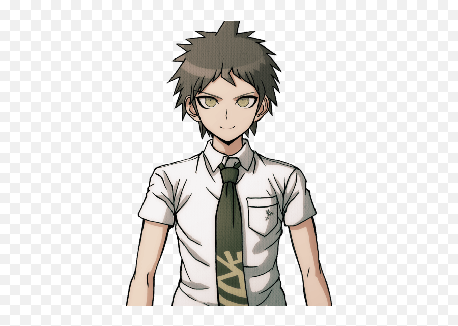 Hajime Hinata - Half Body Hajime Sprite Emoji,Animation Emotions Graduation