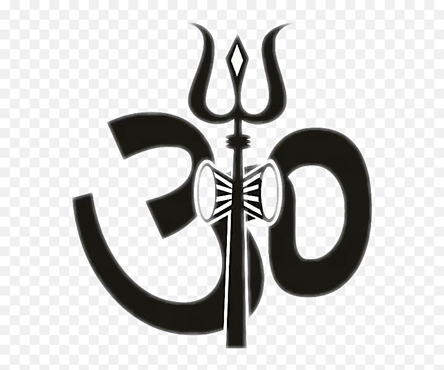 Yoga Om Aum Shiva Sticker - Om Trishul Logo Emoji,Om Symbol Emoji
