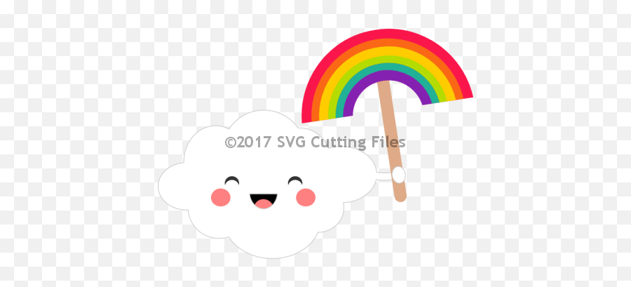 Svg Cutting Files - Svg Files For Silhouette Cameo Sure Cuts Fictional Character Emoji,Rainbow Emoji Svg