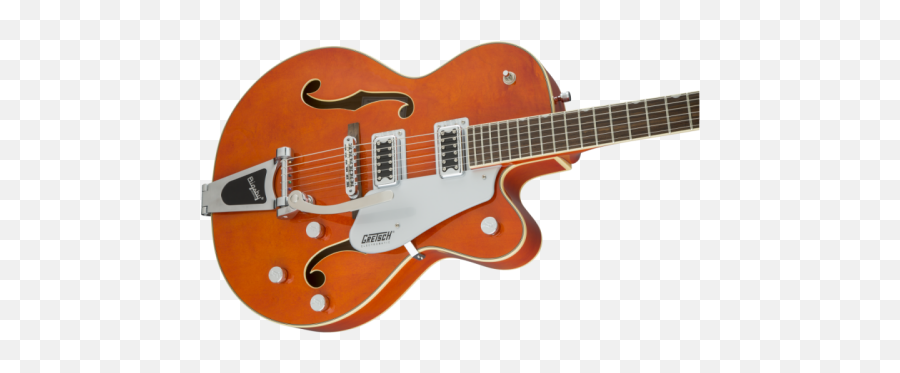 Gretsch - Electromatichollowbodywithbigsbyorangestain Emoji,Electric Guitar Emoji