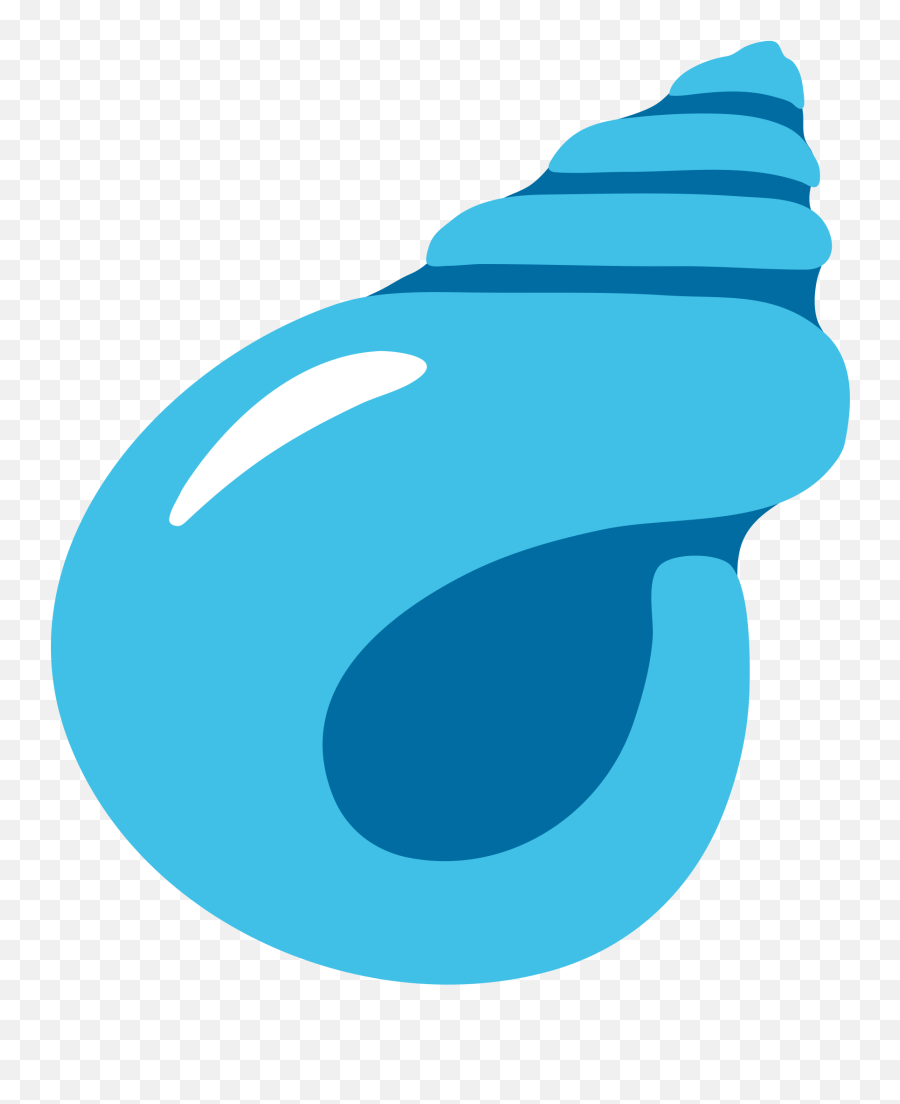 Spiral Shell Emoji Clipart Free Download Transparent Png - Transparent Blue Shell Clipart,Instagram Emoji Android Kii