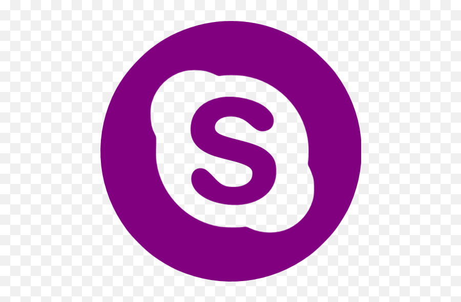 Purple Skype 4 Icon - Skype Purple Icon Emoji,Skype Emoticons List