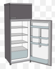Refrigerator Fridge Cooling - Empty Refrigerator Clipart Emoji,Refrigerator Emoji