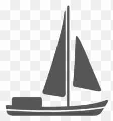 Sailboat Flat Icon Silhouette Transparent Png U0026 Svg Vector Emoji,A Heart And A Boat Emoji