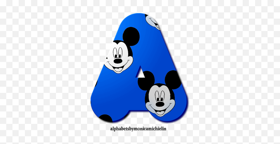 Monica Michielin Alfabetos In 2020 Mickey Alphabet - Mickey Mouse Emoji,Greek Letter Emojis