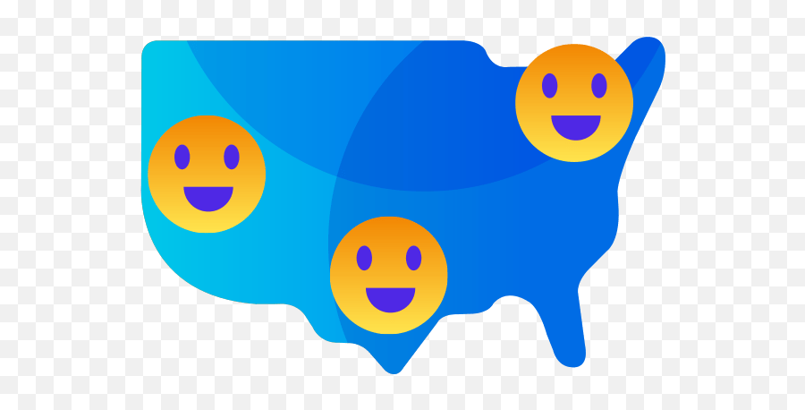 Happiest States In America - States That Are Happy Emoji,Hawaiian Emoticon