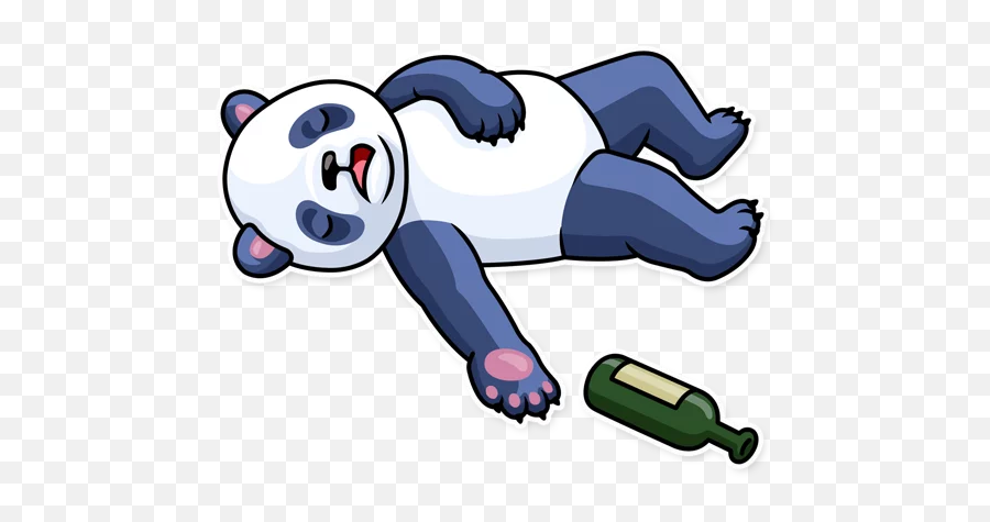 Telegram Sticker 13 From Collection Lazy Panda Emoji,Lazy Emojis