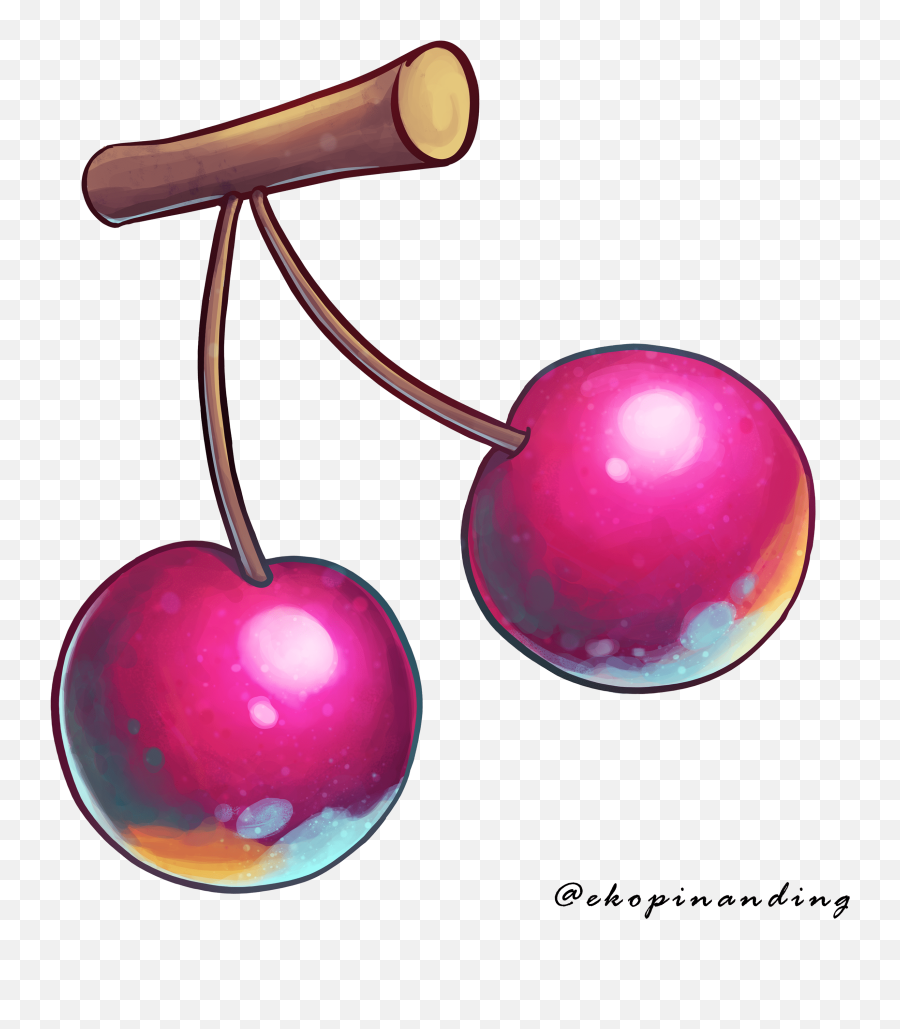 Animal Crossing Fruits Fan Art Illustration On Behance Emoji,Cherry Emoji Boobs