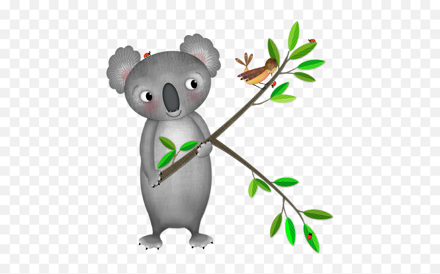 K Is For A Cute Koala Onesie For Sale By Valerie Drake Lesiak Emoji,Koala Emoji
