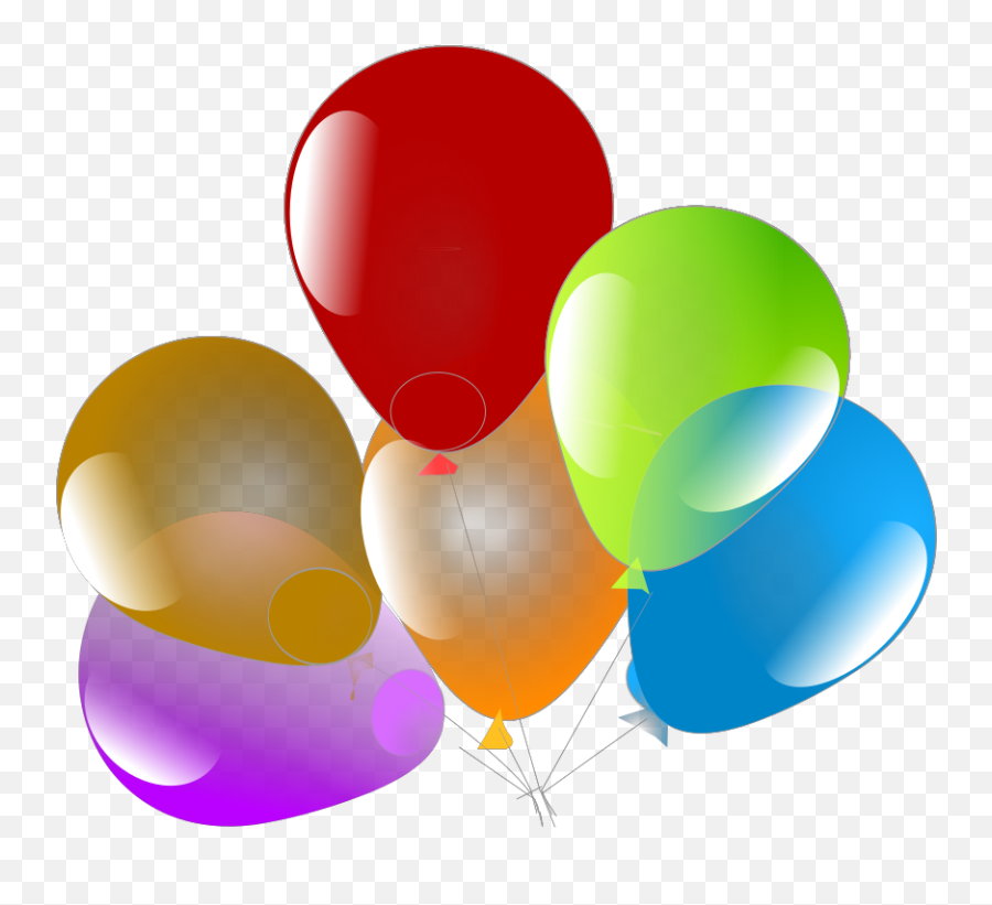Balloons Png Svg Clip Art For Web - Download Clip Art Png Emoji,Balloons Emoticon