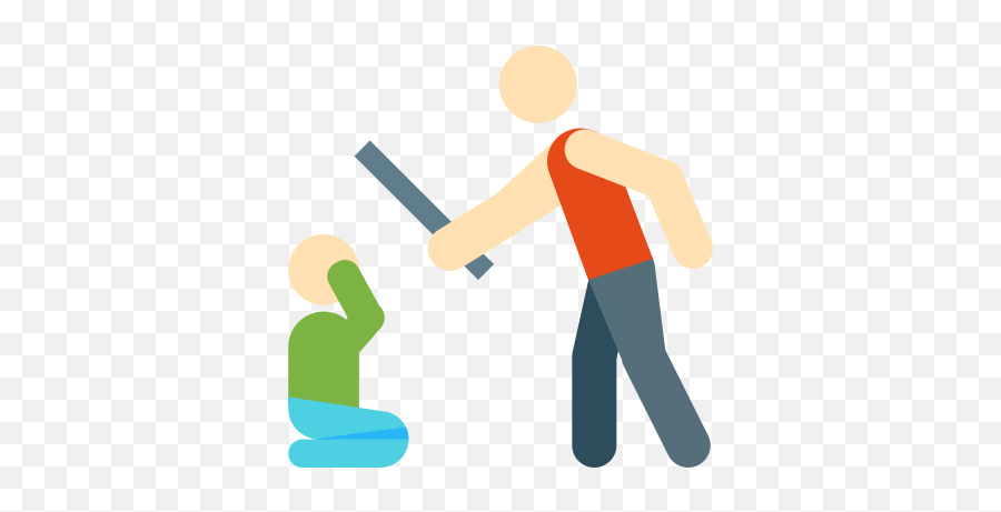 Punish Skin Type 1 Icon In Color Style Emoji,Cricket Bat And Ball Emoji