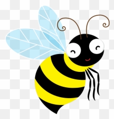 Bumble Bee Clipart Transparent Background - Clip Art Library Bee Wing Drawing Cartoon Emoji,Bee Emoji Transparent
