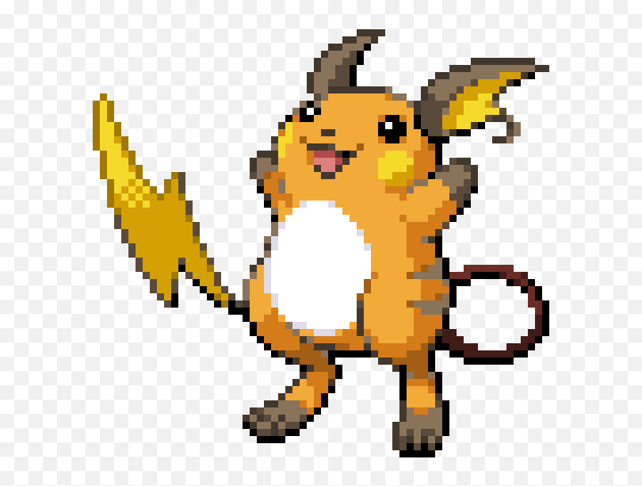 Pikachu Raichu Sprite Image Gif - Pikachu Png Download 750 Raichu Sprite Black And White Emoji,Pikachu Text Emoticon