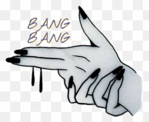 Sticker Picsart Tattoo Badgirl Sticker - Tattoo Bad Girl Emoji,Finger Bang Emoji
