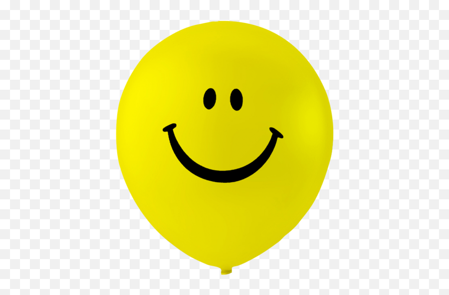 6 Balloons Smile 10u0027u0027 - Yellow Balloon Emoji,Daydreaming Emoticon