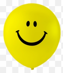 6 Balloons Smile 10u0027u0027 - Yellow Balloon Emoji,Daydreaming Emoticon
