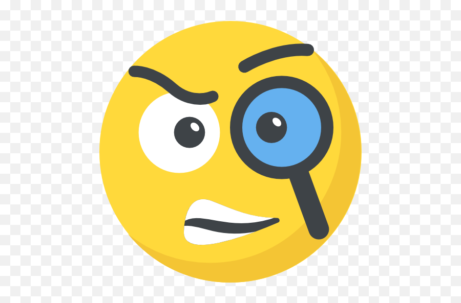 Suspicious - Curious Emoticon Emoji,How To Make A Suspicious Emoticon