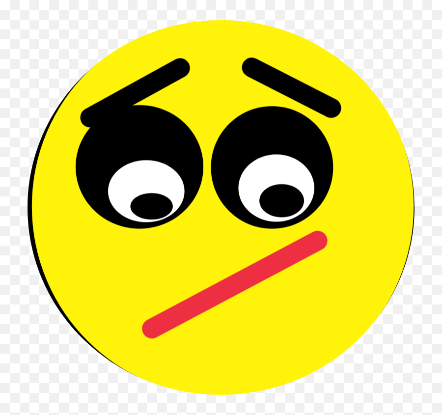 Emoji Server Face Worried Sticker - Happy,Lost Emoji