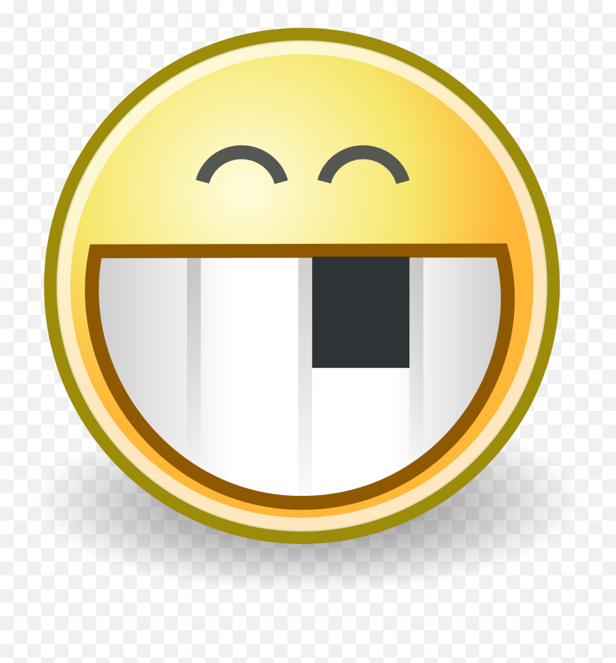 File Face Badtooth Wikimedia Commons - Smiley Face Missing Tooth Emoji,Teeth Emoji