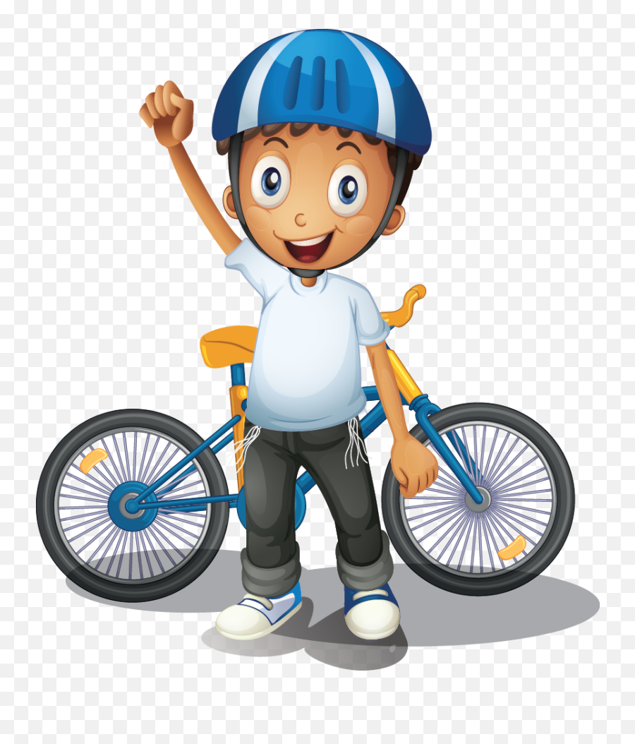 Clipart Bike Kid Bike Clipart Bike Kid Bike Transparent - Boy And Bike Clipart Emoji,Biker Emoji