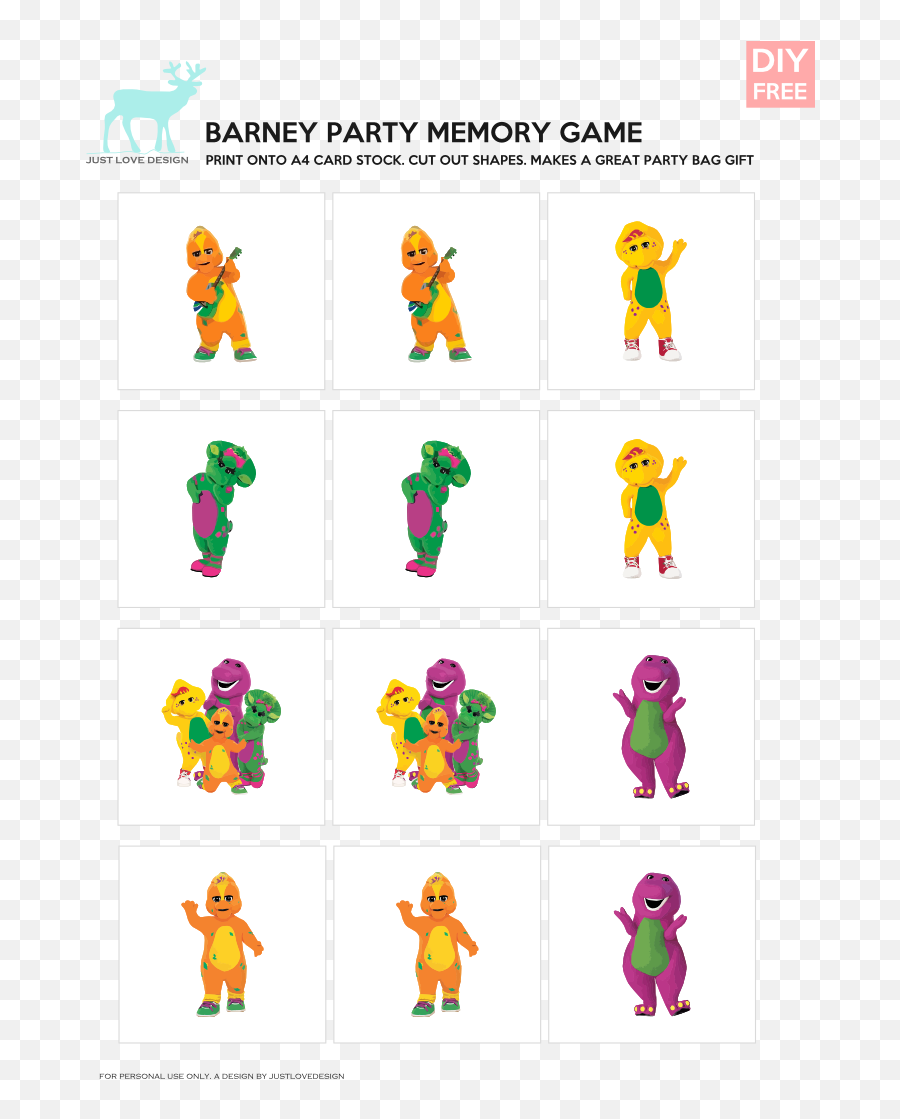 Gaming Clipart Memory Game Gaming Memory Game Transparent - Free Printable Barney Printables Emoji,Emoji Games For Kids