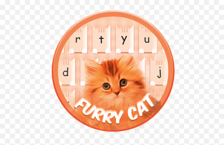 Cute Furry Cat - Keyboard Theme Apps En Google Play Happy Emoji,Emoticon De Gato Para Facebook