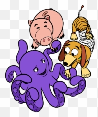 Toy Story Three Stretch - Clip Art Library Stretch Octopus From Toy Story Emoji,Emoticon Toy Story