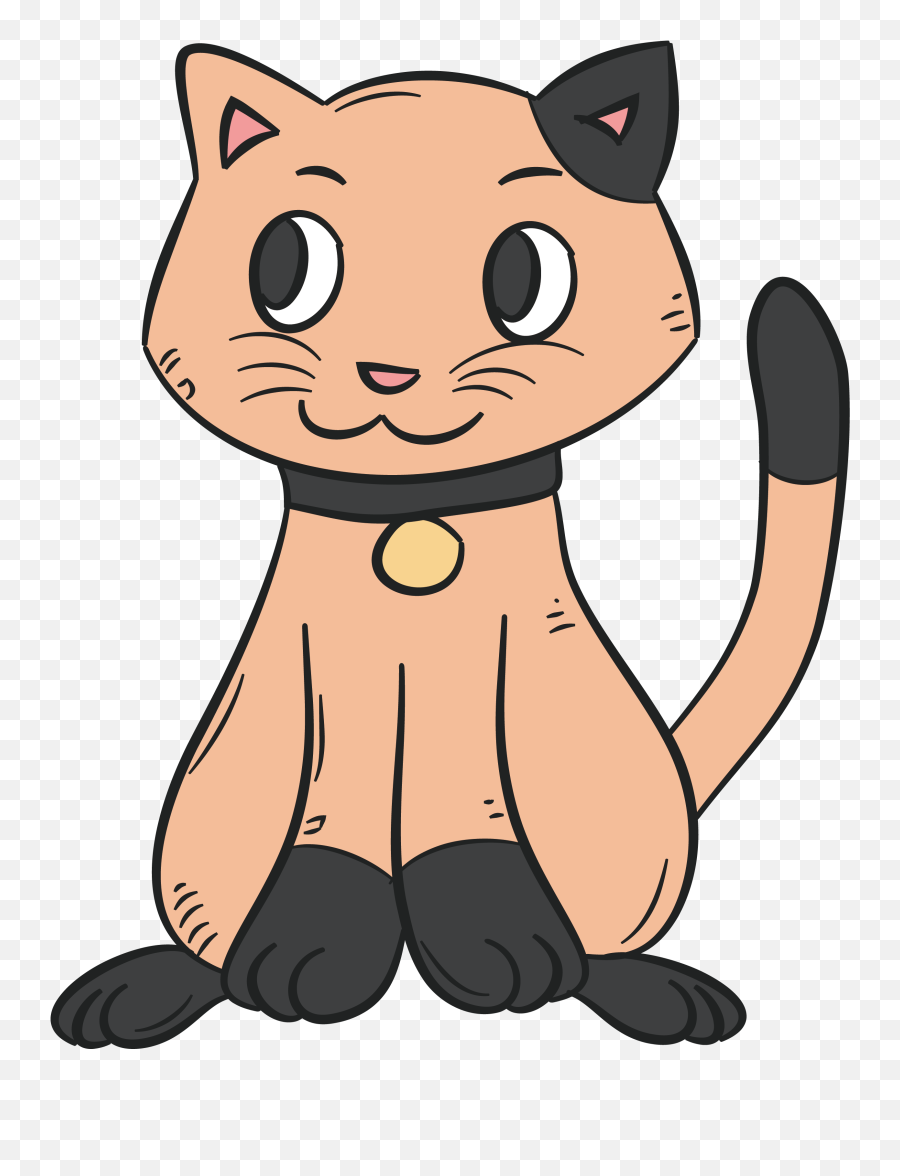 Cute Cat Clip Png U0026 Free Cute Cat Clippng Transparent - Background Cat Clip Art Transparent Emoji,Cat Emoticon Facebook