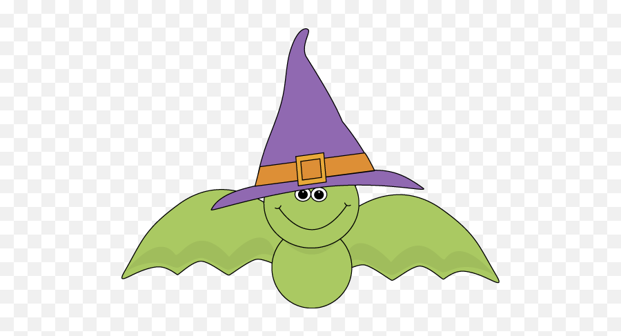 Halloween Clip Art - Cute Halloween Clipart Bat Emoji,Witches Hat Emoticon