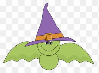 Halloween Clip Art - Cute Halloween Clipart Bat Emoji,Witches Hat Emoticon