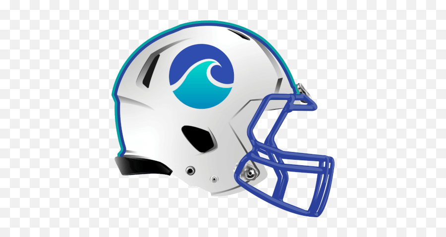 Tidal Waves Fantasy Football Logo - Fantasy Football Helmet Logos Emoji,Nfl Helmet Emoticons