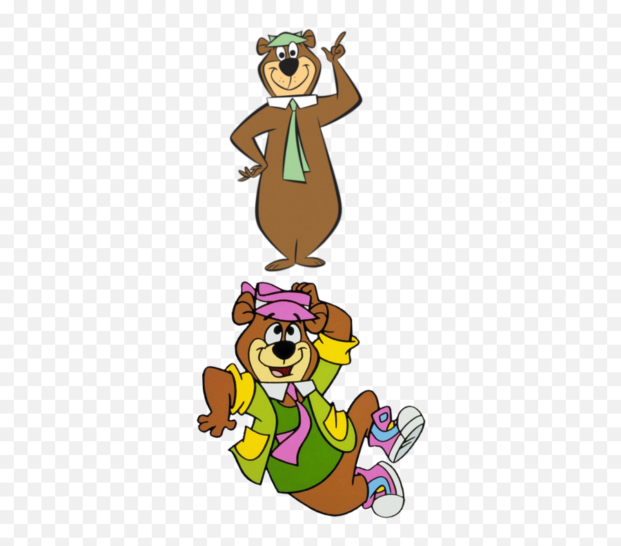 Younger And Hipper - Yogi Bear Emoji,Man Emotion Progression Cartoon